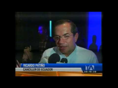 El canciller Patiño extiende la campaña contra Chevron a España