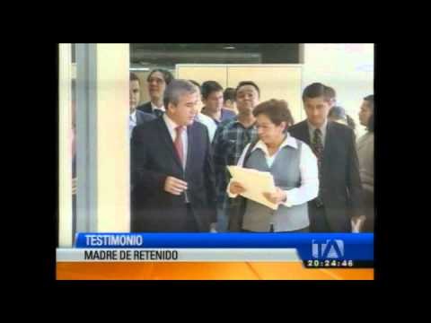 Personas que protestaron en contra de la subasta de los bienes de Noboa son liberados