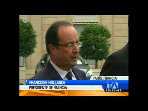 Presidentes de Ecuador y Francia firmaron varios acuerdos