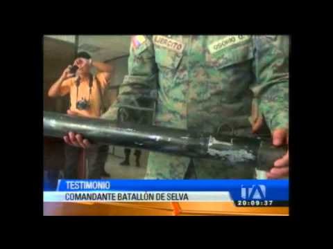 Miembros de las FF.AA encontraron morteros en la frontera con Colombia