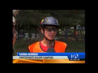 Caballos y jinetes mostraron sus espectaculares habilidades en el fin del año del galope campero