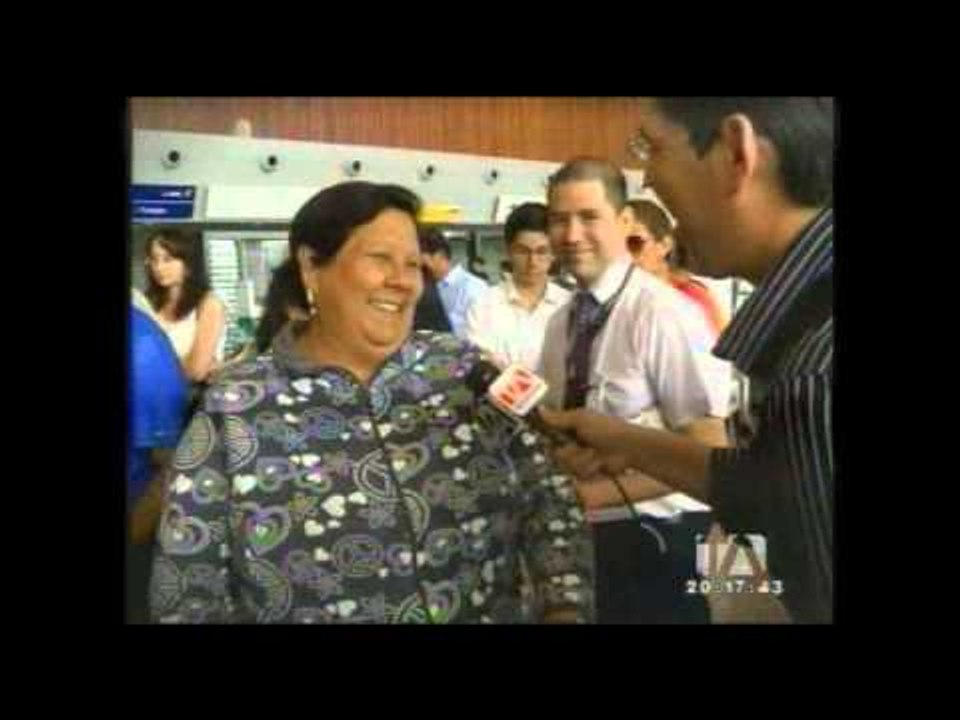 El vuelo inaugural de Tame a Nueva York reunió a compatriotas con sus familias