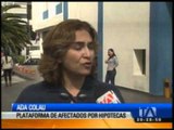 Representante española advierte en Quito sobre la crisis hipotecaria del país europeo