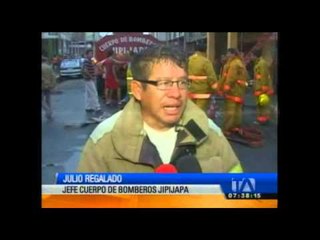 Incendio consume una vivienda en Jipijapa