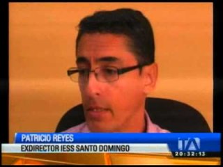 Exdirector IESS en Santo Domingo