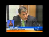 Rafael Correa hoy cumple siete años en el poder