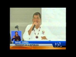 Download Video: Presidente Correa inaugura Ciudad del Milenio