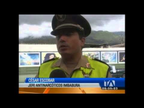 Policía incauta droga avaluada en tres millones de dólares en Imbabura