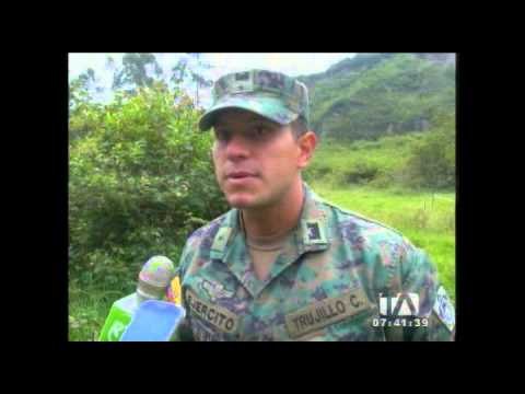 Militares destruyen explosivos en Imbabura