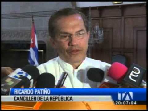 Ricardo Patiño anuncia que se reunirá con John Kerry