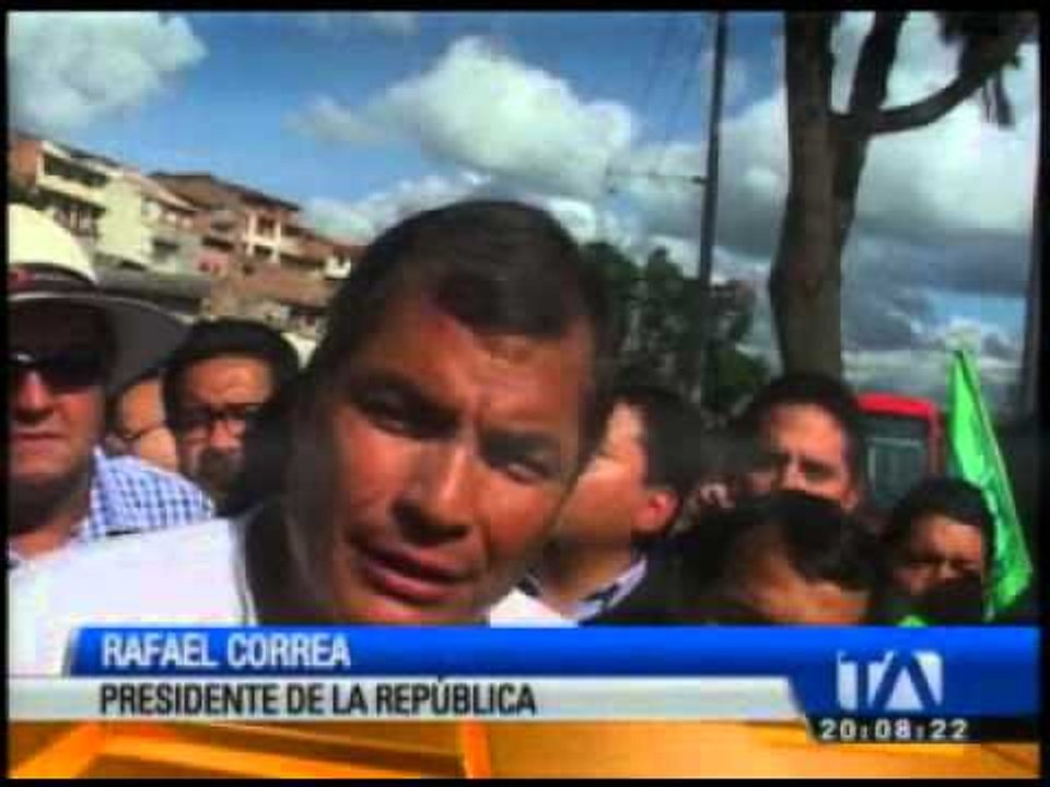Correa arremete contra los Isaías