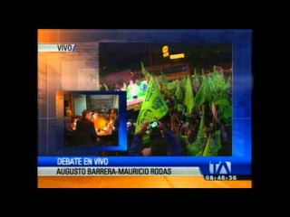 Debate Rodas-Barrera (Tercer Bloque)