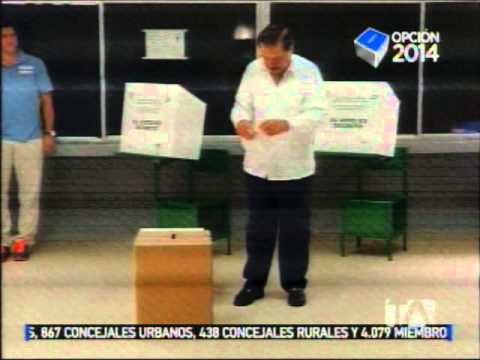 Declaraciones tras votar Jaime Nebot