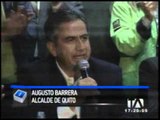 Barrera acepta su derrota por la alcaldía de Quito