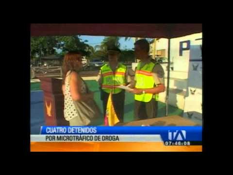 Cuatro personas fueron detenidas por microtráfico en Galápagos