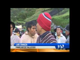 Adolescente de 16 años fallece por un deslazamiento de tierra en Chimborazo