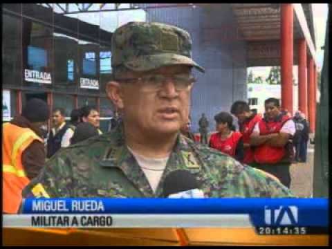 Todo listo en el Centro de Exposiciones Quito para las elecciones 2014