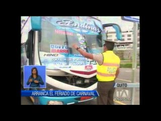 Download Video: Inició el éxodo de turistas por el feriado de Carnaval