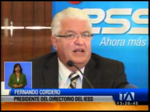 Cordero aclara, afiliación al IESS de trabajadores independientes no es obligatoria