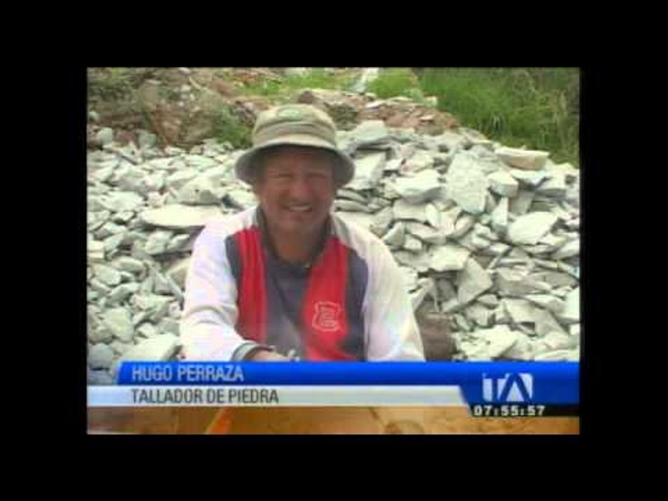 'Mi oficio es:' Tallador de piedra