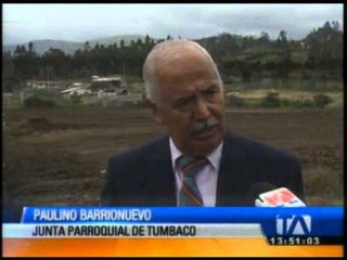 Construcción Ruta Viva en Tumbaco