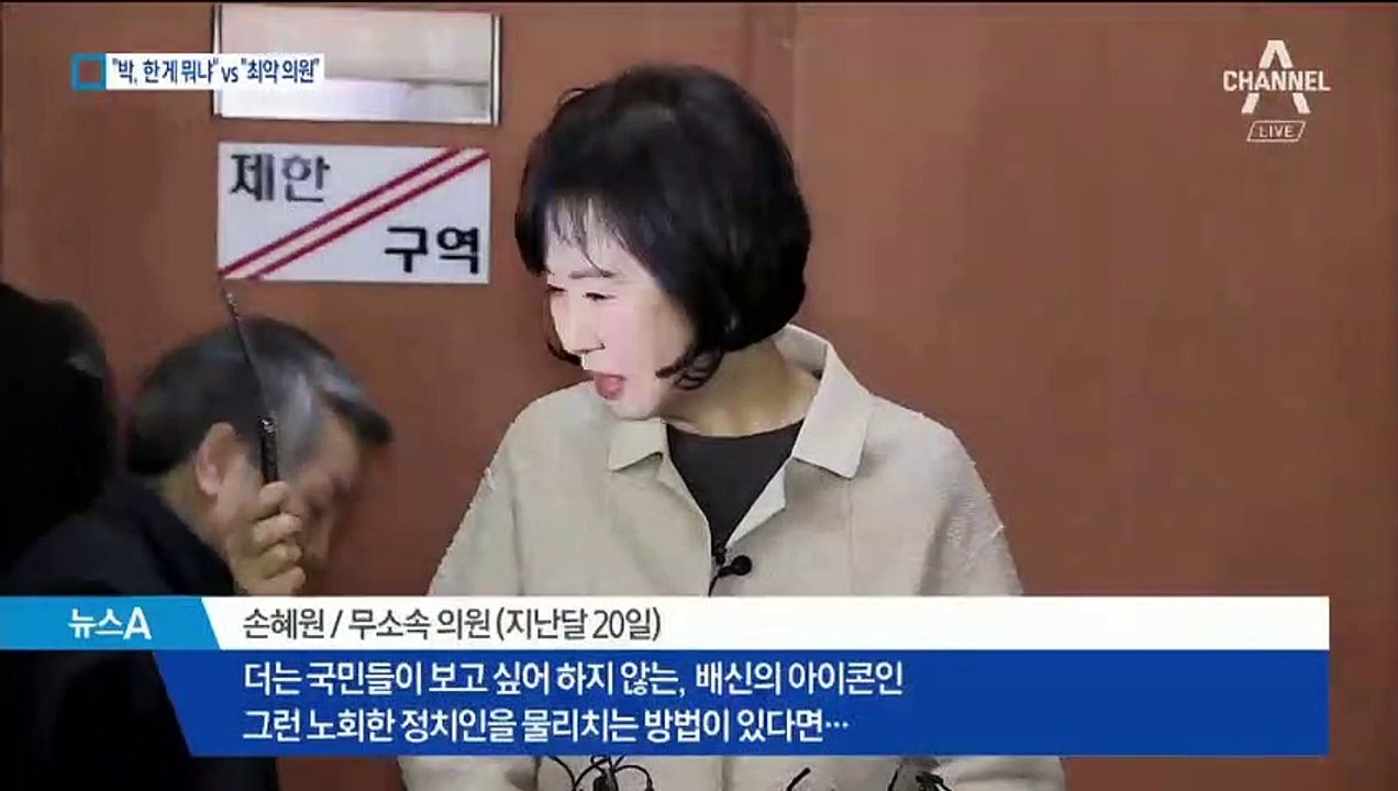 손혜원 “박지원, 목포 위해 뭐 했나”…공격 재개