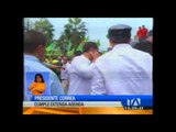 Presidente Correa cumple agenda de trabajo en Milagro