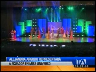 Alejandra Argudo, la Miss Ecuador 2014