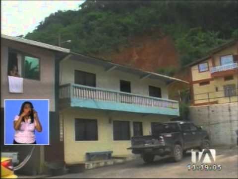 El Oro: Familias viven en temor por posibles deslaves