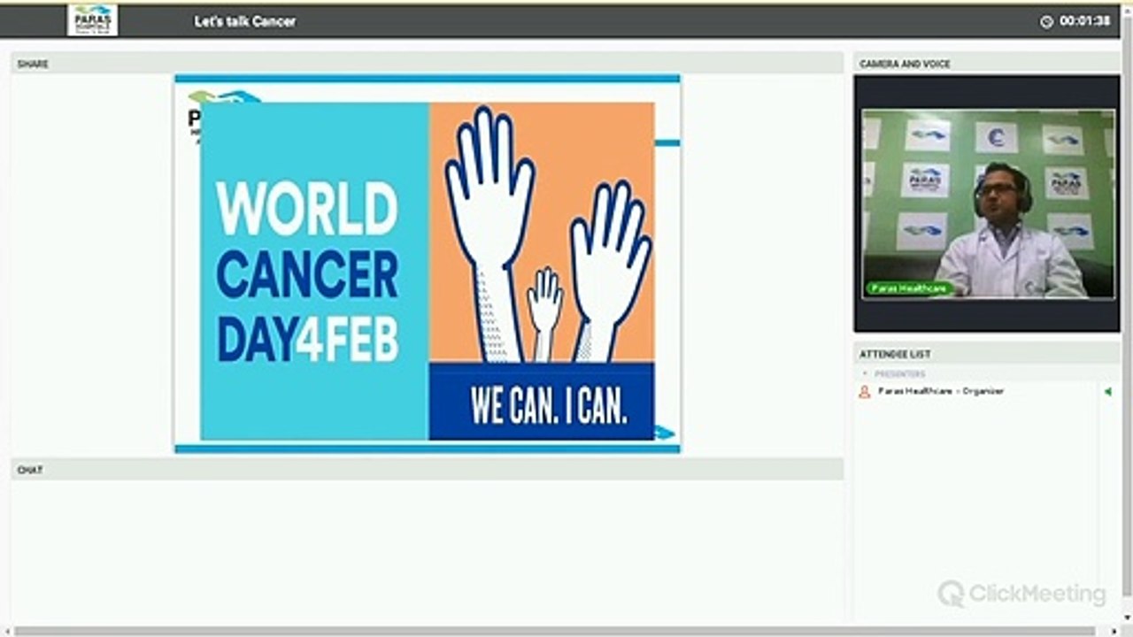#पारसपटना Live Webinar | Early Detection & Timely Treatment of Cancer (कैंसर) | Paras Patna