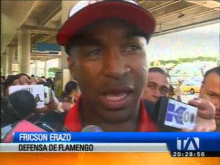El Flamengo de Brasil ya está en Ecuador