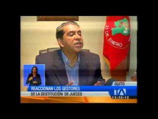 Gestores de la destitución de jueces en 2004 reaccionan ante pago de indemnizaciones