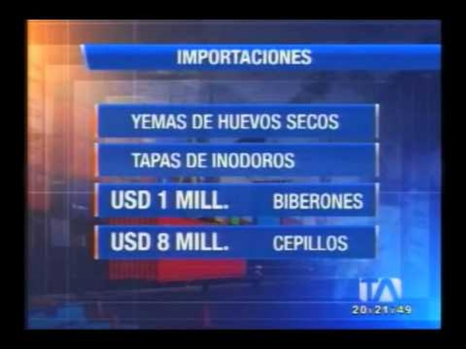 Gobierno intenta reducir gastos en importaciones