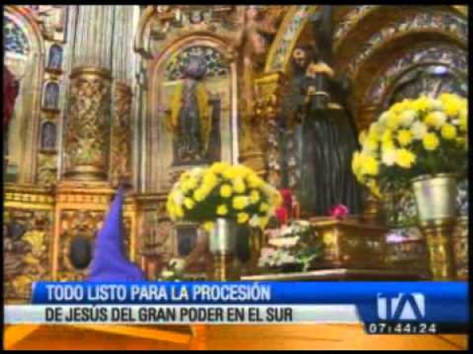 Revise el recorrido de la Procesión Jesús del Gran Poder del Centro de Quito