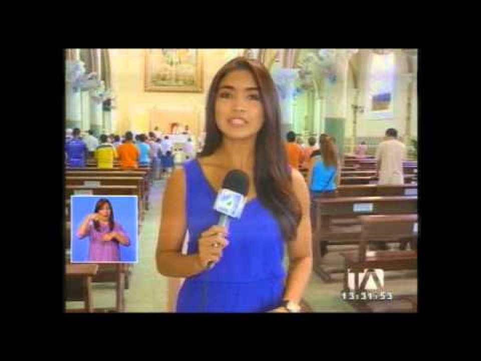 Miles de devotos esperan el inicio de la procesión del Cristo del Consuelo en Guayaquil