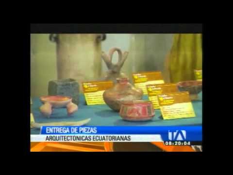 Cerca de cinco mil piezas arquitecticas regresarán a Ecuador