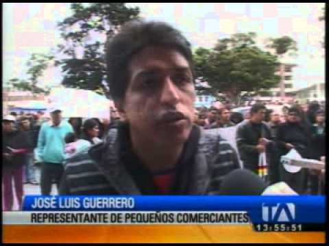 Comerciantes de Tulcán organizaron marcha pacífica