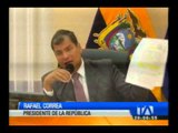 Correa reacciona ante la declaración de inocencia de Mery Zamora