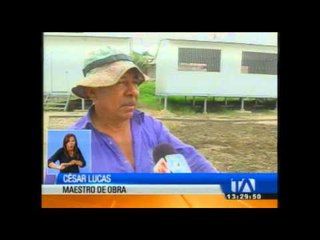 Aulas temporales están casi listas para el inicio de clases en Guayaquil