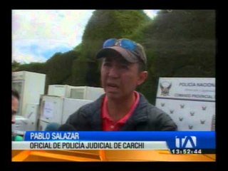 Policía desarrolló operativo por usura en Carchi