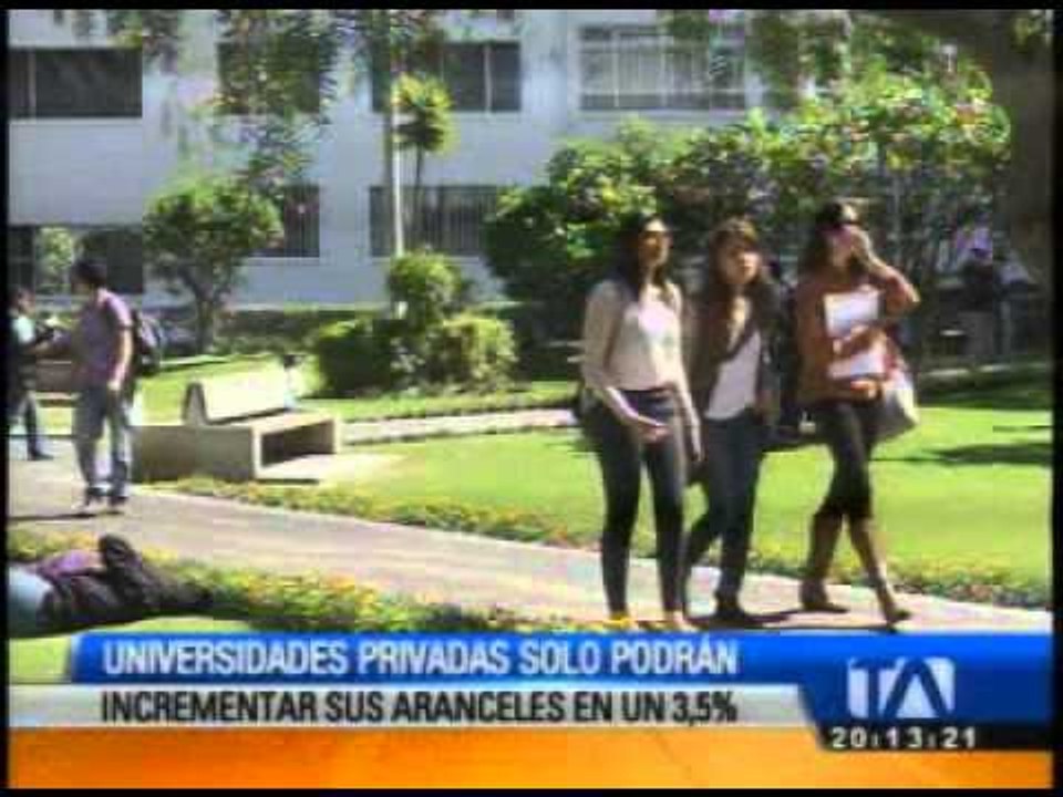 Universidades privadas solo podrán aumentar sus aranceles en 3 5%