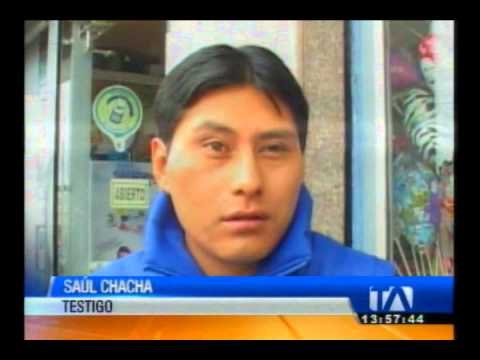 Tres sujetos asaltaron una coopertavia de ahorro en Ambato