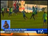 Honduras se prepara para enfrentar a Ecuador