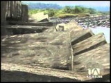 Muros de protección del río Upano se desmoronan