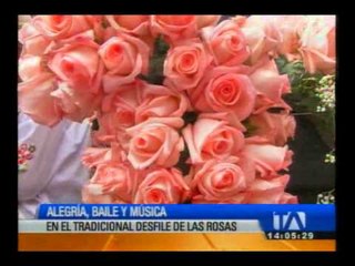 Cayambe vivió con alegría el Desfile de las Rosas