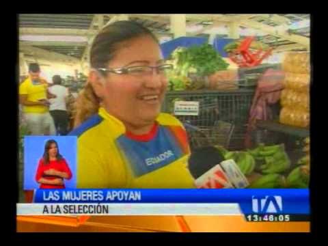 Hoy las ecuatorianas lucieron la 'piel de la Selección'