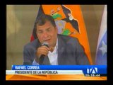 Correa agradece la aprobación de la 
