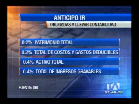 En julio se debe pagar el primer anticipo del Impuesto a la Renta