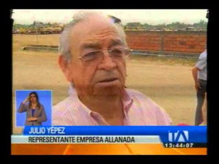 La Gobernación del Guayas clausura cantera en Daule