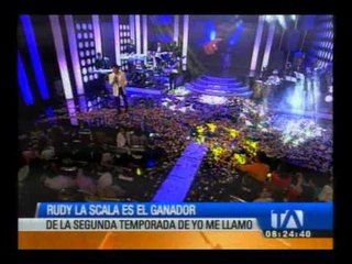 Rudy la Scala es el ganador de la segunda temporada de Yo Me Llamo